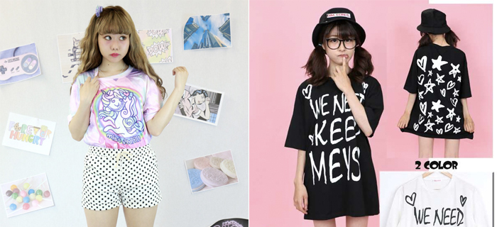 ゆめかわ・病みかわTシャツ3